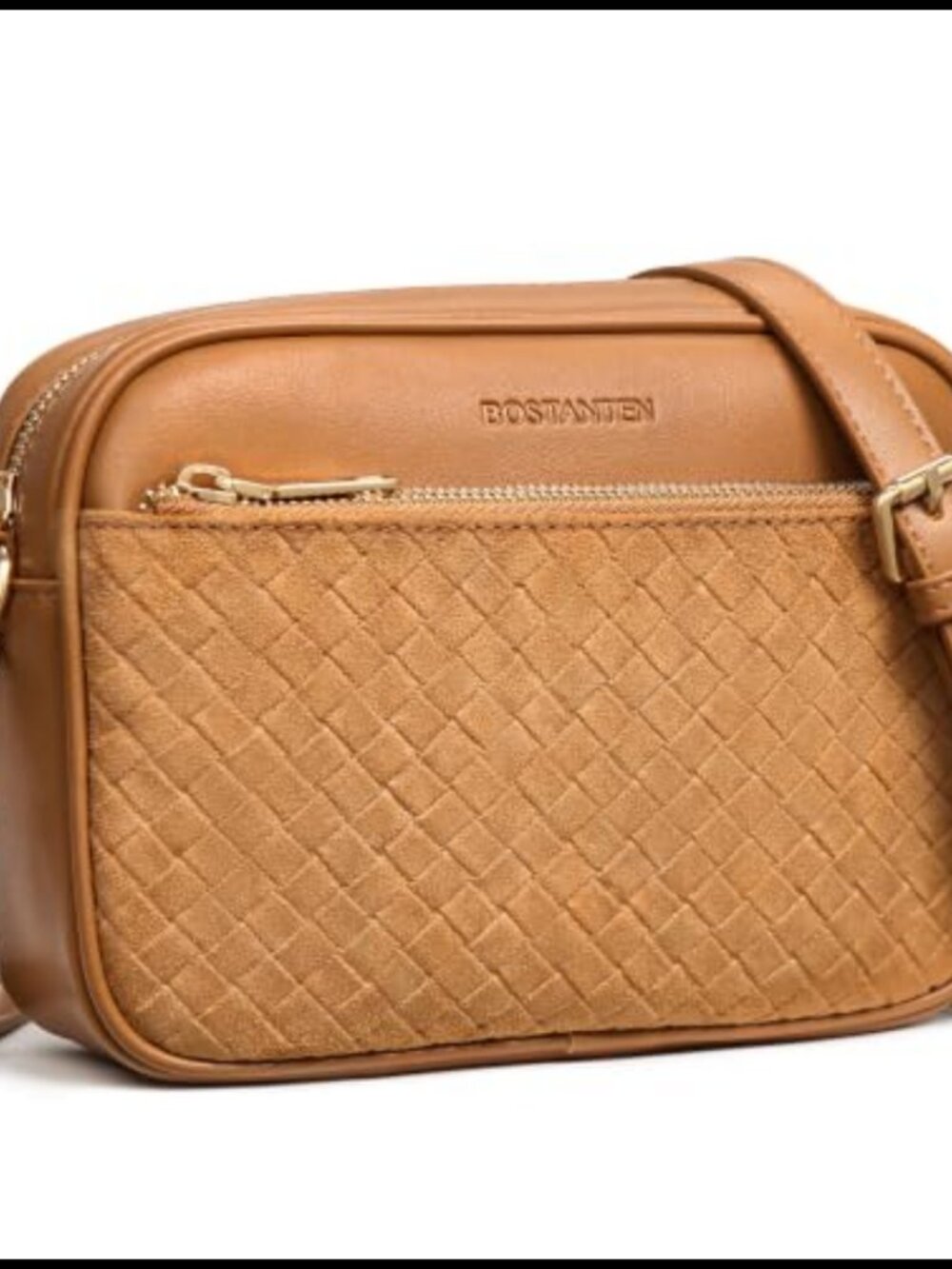 RFID Small Crossbody Bag Vegan Leather Faux Suede Purse Travel